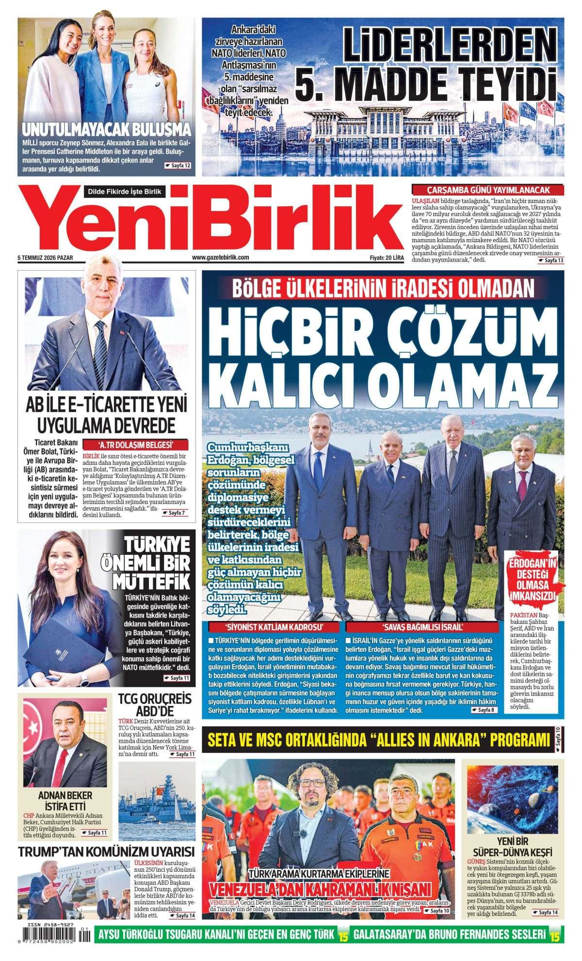 Yeni Birlik