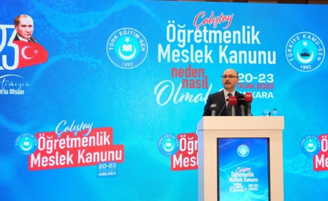 Öğretmenlik Meslek Kanunu Çalıştayı Yapıldı