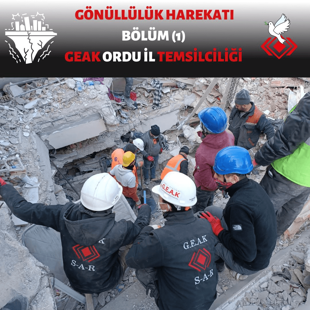 GEAK ARAMA KURTARMA EKİBİ ORDU HAREKETİ