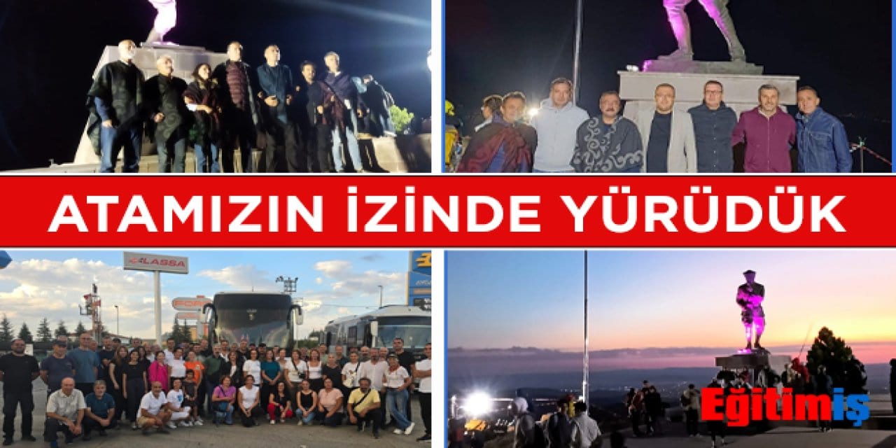 Eğitim-İş’ten Büyük Taarruz’un 102. yılı Zafer Yürüyüşü