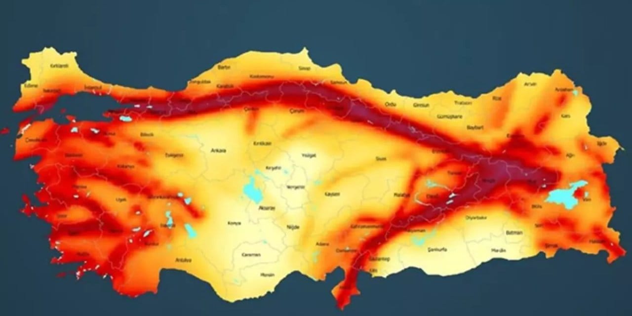 Deprem Risk Haritası Yenilendi