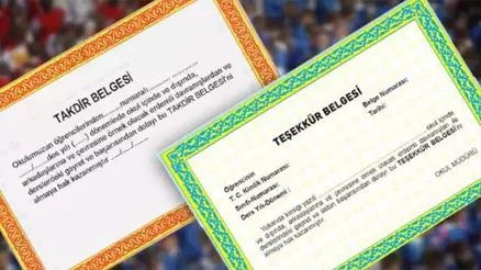 MEB’den takdir ve teşekkür belgeleriyle ilgili yeni düzenleme