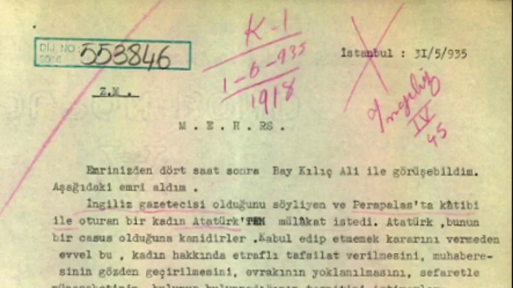 MİT, 90 yıllık istihbarat belgesini paylaştı!