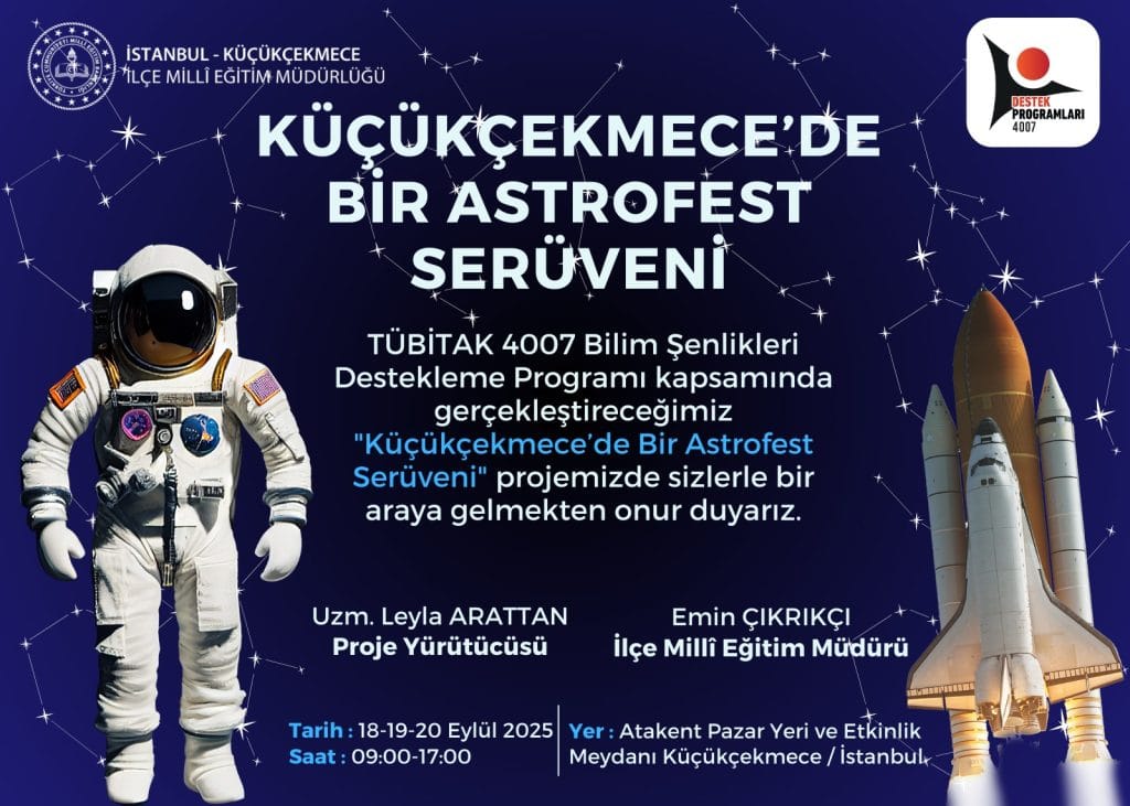 Küçükçekmece’de Bir ASTROFEST Serüveni Başlıyor!