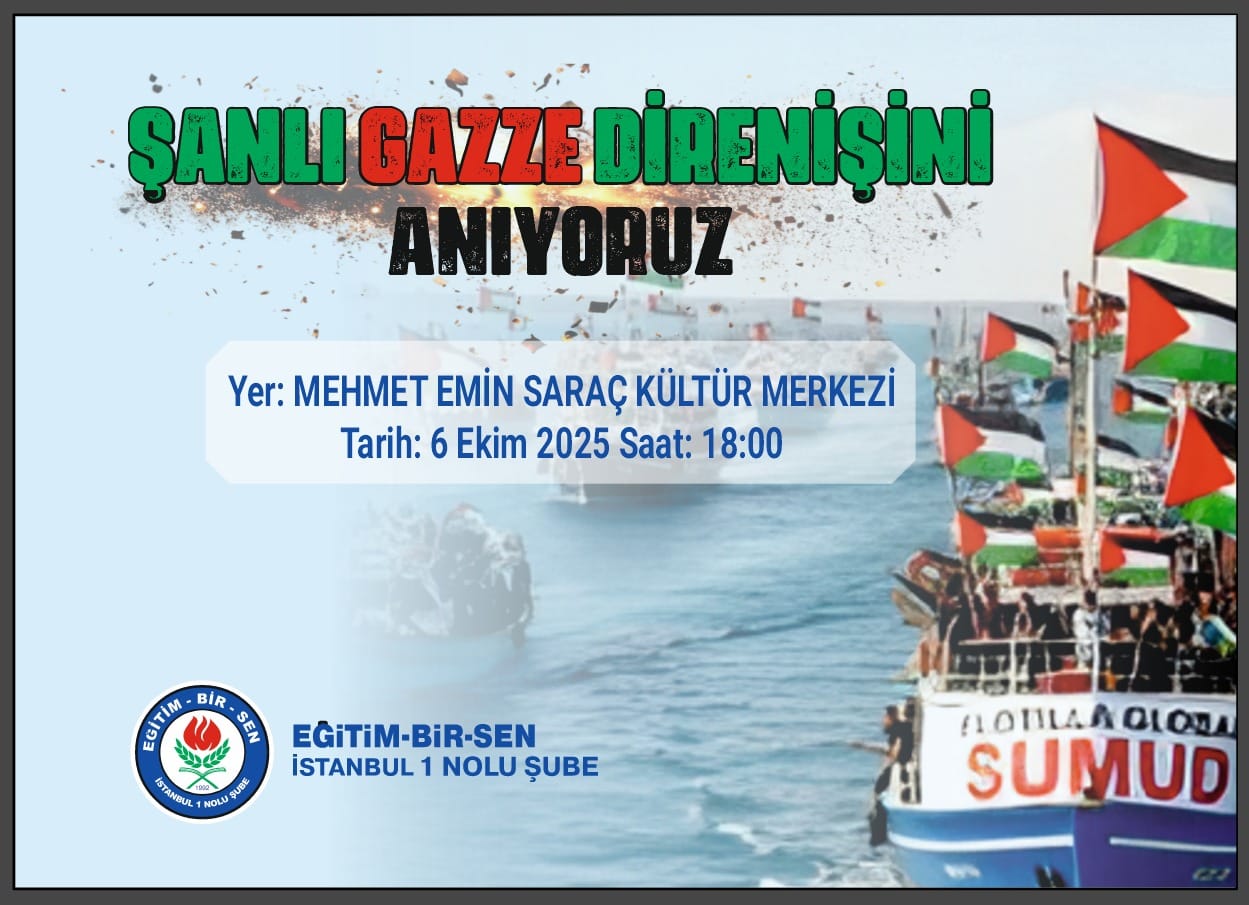 Mazlumların haykırışına ses olmak buluşuyoruz!