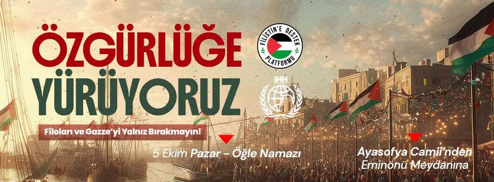 Filolara destek için Ayasofya’dan Eminönü’ne büyük yürüyüş